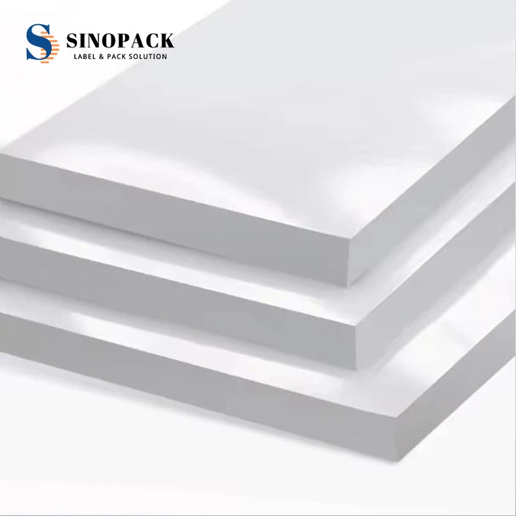 Γυαλιστερή λευκή εκτύπωση λέιζερ PET